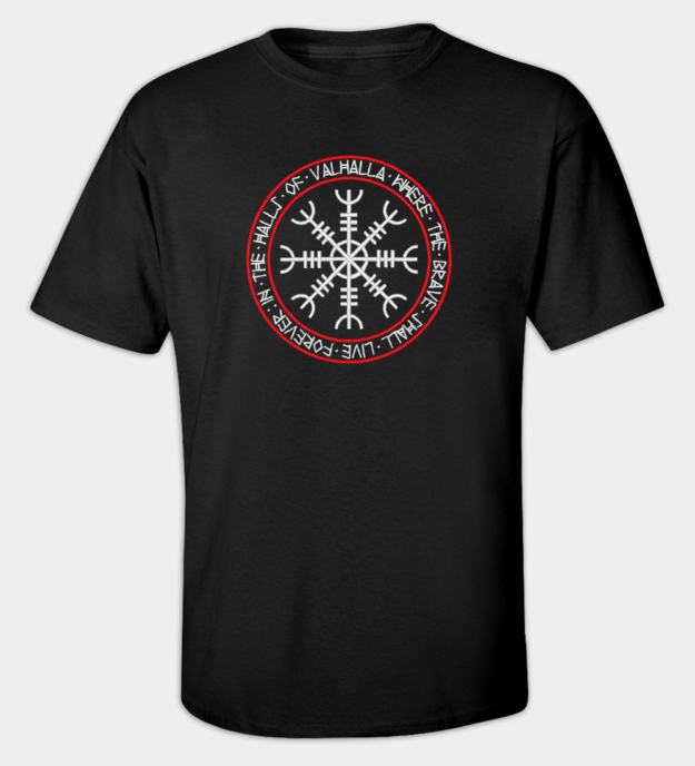 T-shirt brodé Salles du Valhalla