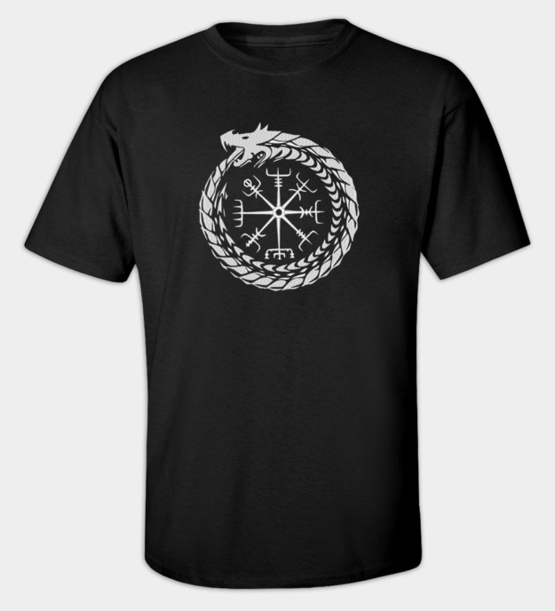 T-shirt brodé Serpent de Midgard