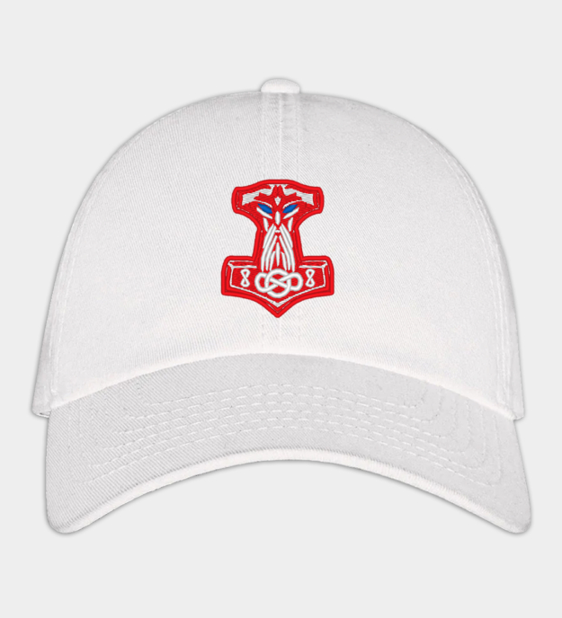 Casquette de baseball brodée Mjolnir