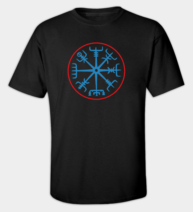 T-shirt brodé Vegvísir