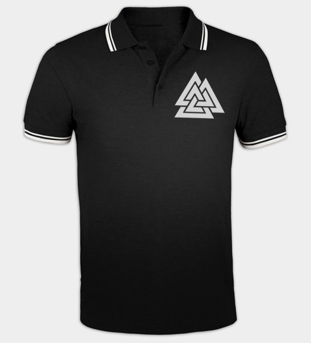 Polo brodé Valknut