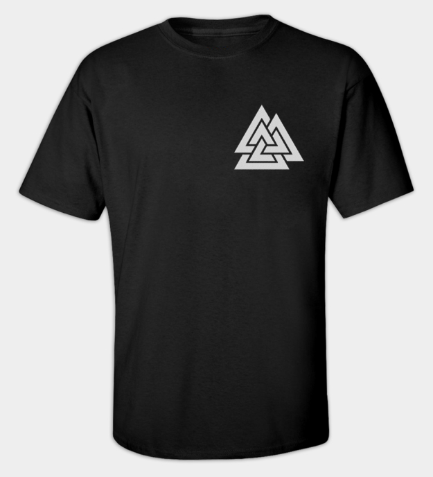 T-shirt brodé Valknut